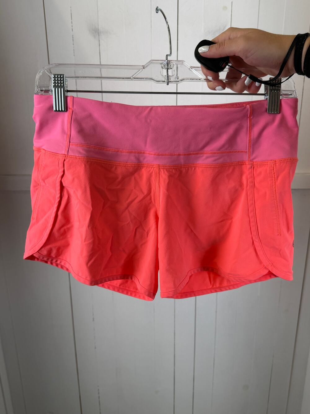 Lululemon Pink Athletic Activewear Shorts Size 4